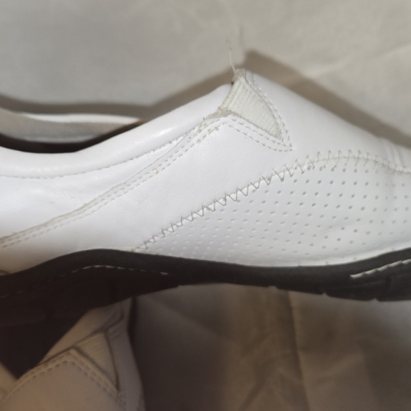 Provo, White leather slip ons - Picture 5 of 6
